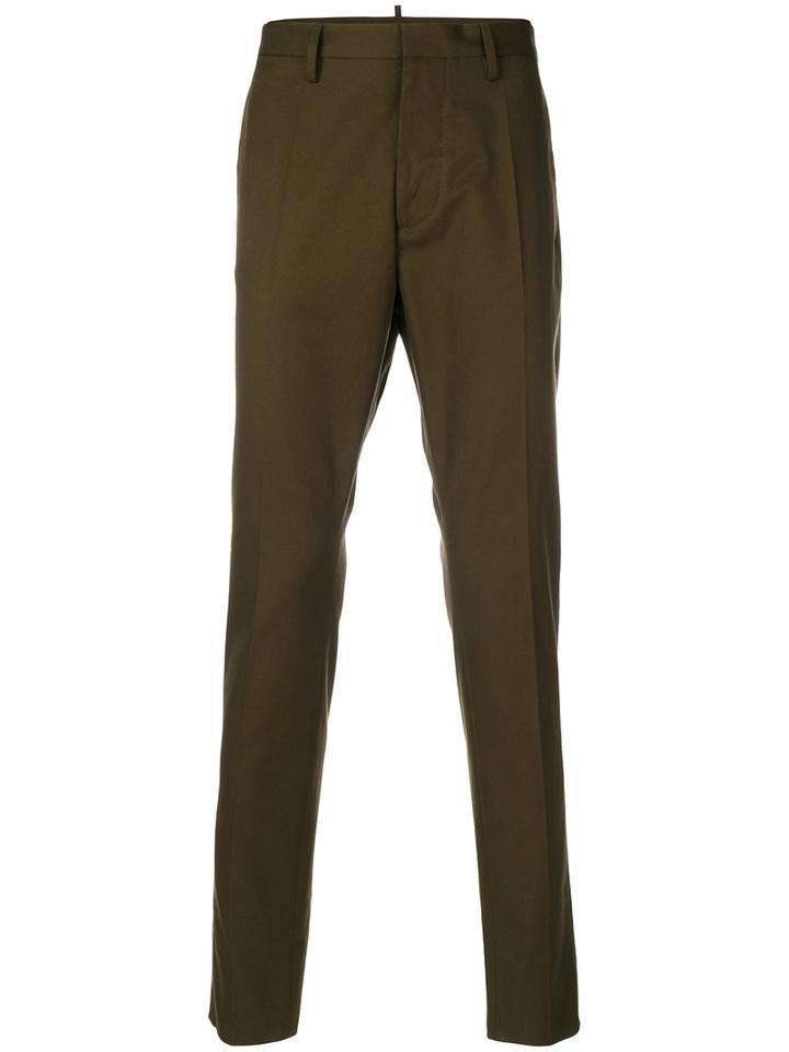 Dsquared2 - Tailored Trousers - Men - Cotton - 46, Green, Cotton