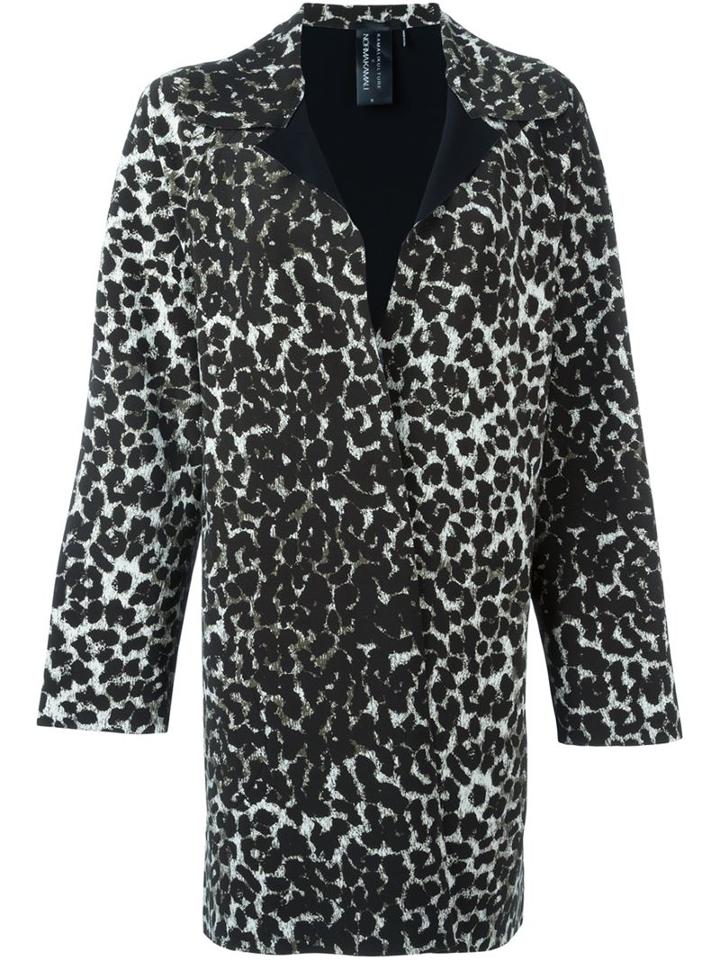 Norma Kamali Cheetah Print Coat