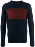 Etro Block Colour Knit Sweater - Blue