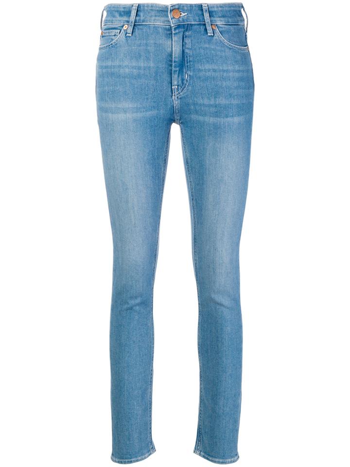 Mih Jeans High Waisted Skinny Jeans - Blue