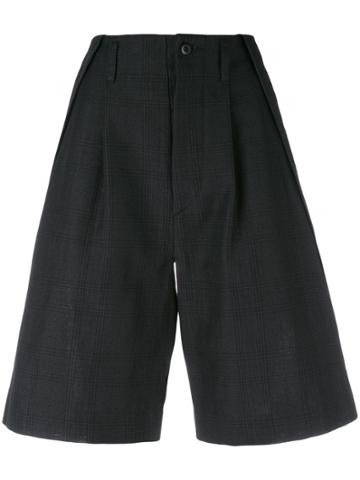 Klasica Checked Shorts - Black