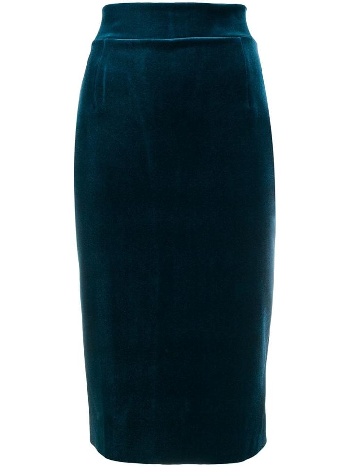 Le Petite Robe Di Chiara Boni Lumi Pencil Skirt - Blue