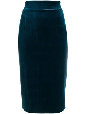 Le Petite Robe Di Chiara Boni Lumi Pencil Skirt - Blue
