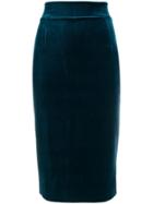 Le Petite Robe Di Chiara Boni Lumi Pencil Skirt - Blue