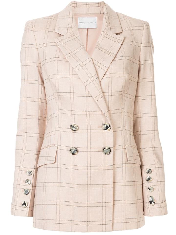 Rebecca Vallance Twiggy Double Breasted Blazer - Neutrals