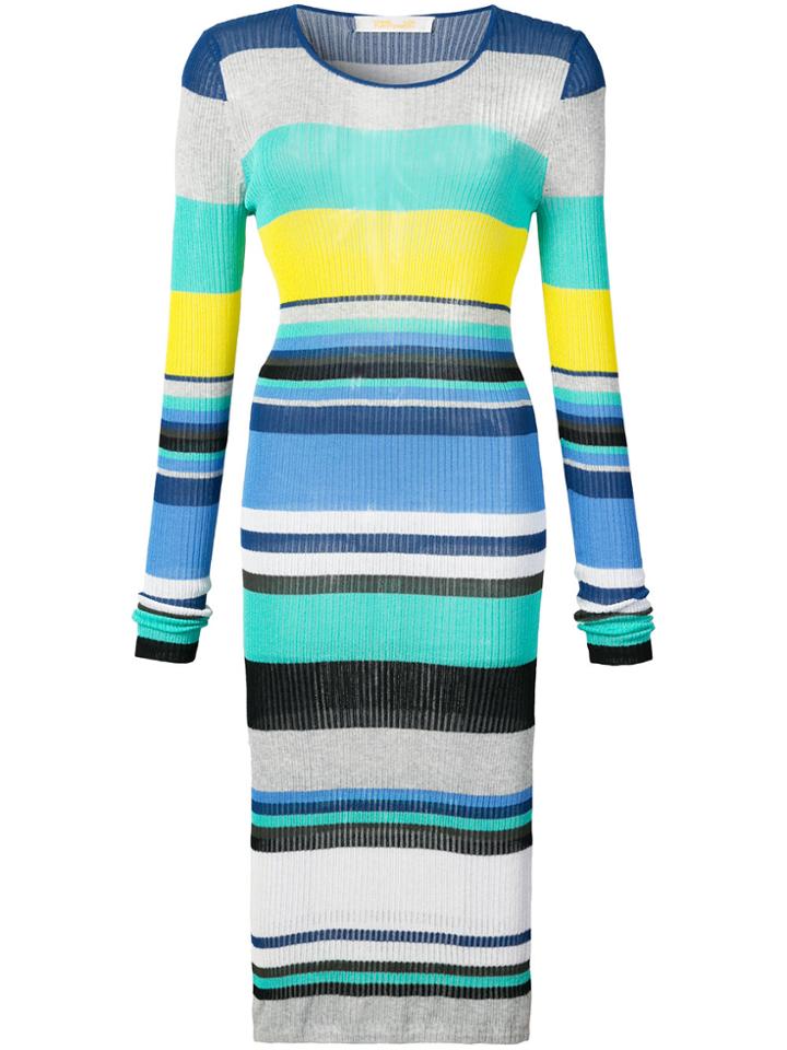 Dvf Diane Von Furstenberg Blocked Panel Dress - Multicolour