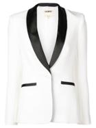 L'agence Classic Tuxedo Blazer - White