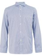 Junya Watanabe Man Check Panelled Shirt - Blue