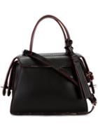 Tod's Small Piped Tote, Women's, Black