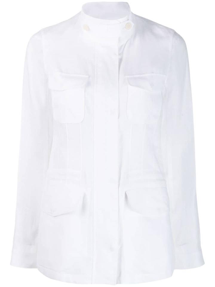 Loro Piana Multi-pocket Shirt Jacket - White