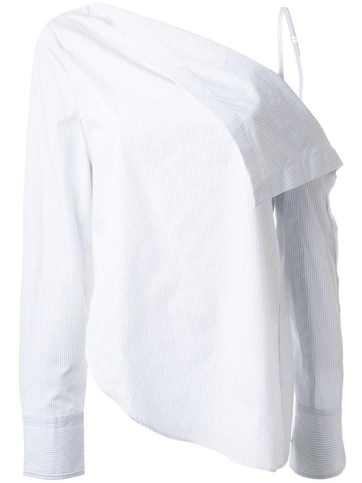 Dion Lee 'axis' Blouse, Women's, Size: 6, White, Cotton