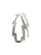 Anita Ko 18kt White And Black Gold Diamond Lightning Bolt Cuff -
