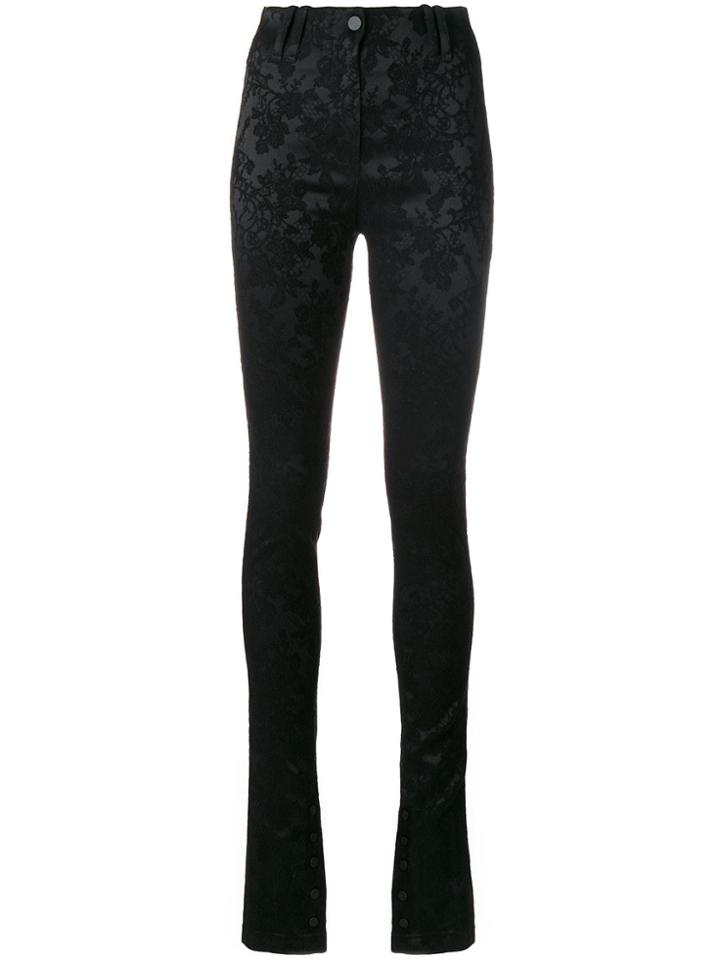 Plein Sud High Waisted Trousers - Black