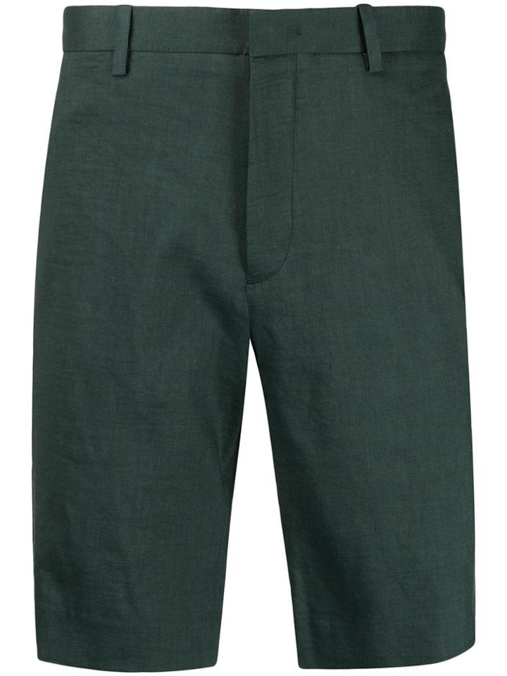 Theory Slim-fit Chino Shorts - Green