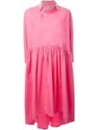 Antonio Marras Oversized Shirt Dress, Women's, Size: 42, Pink/purple, Cotton