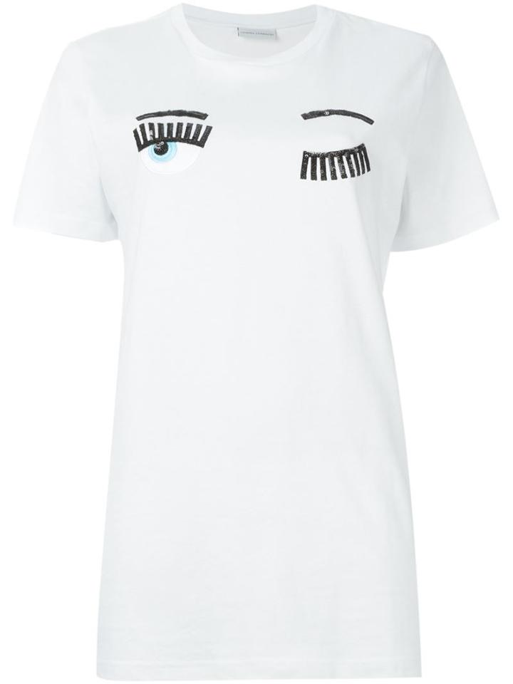 Chiara Ferragni Sequinned Eyes T-shirt
