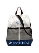 Maison Kitsuné X Ader Error Drawstring Backpack - Multicolour