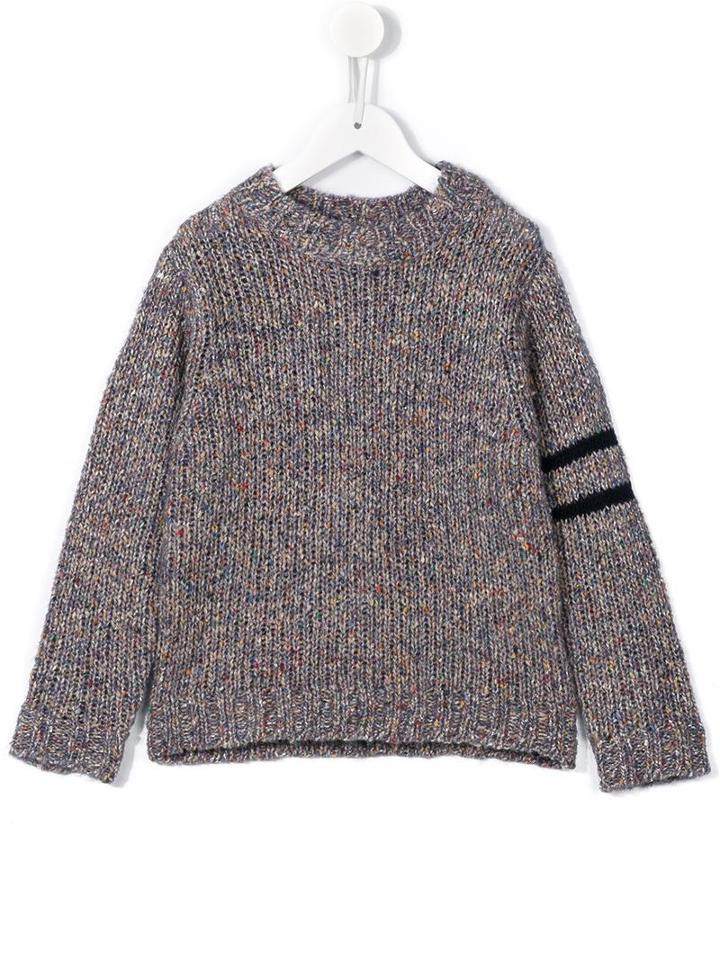 Max & Lola Striped Sleeve Jumper, Boy's, Size: 8 Yrs