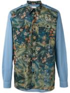 Dries Van Noten - Longsleeved Printed Shirt - Men - Cotton - 48, Blue, Cotton