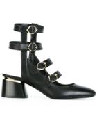Nicholas Kirkwood 55mm Julia Block Heel Strap Pumps - Black