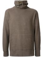 Ones Stroke Roll Neck Sweatshirt, Men's, Size: Small, Brown, Cotton