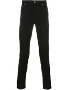 Givenchy Star Patch Slim Fit Jeans, Men's, Size: 33, Black, Cotton/spandex/elastane/polyester