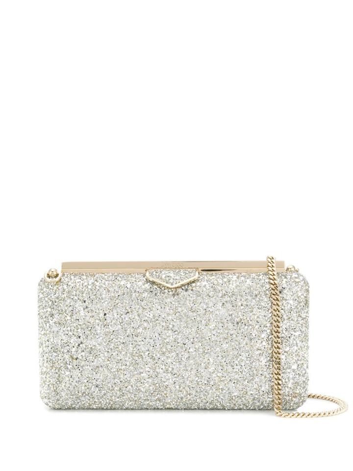 Jimmy Choo Ellipse Clutch - Gold