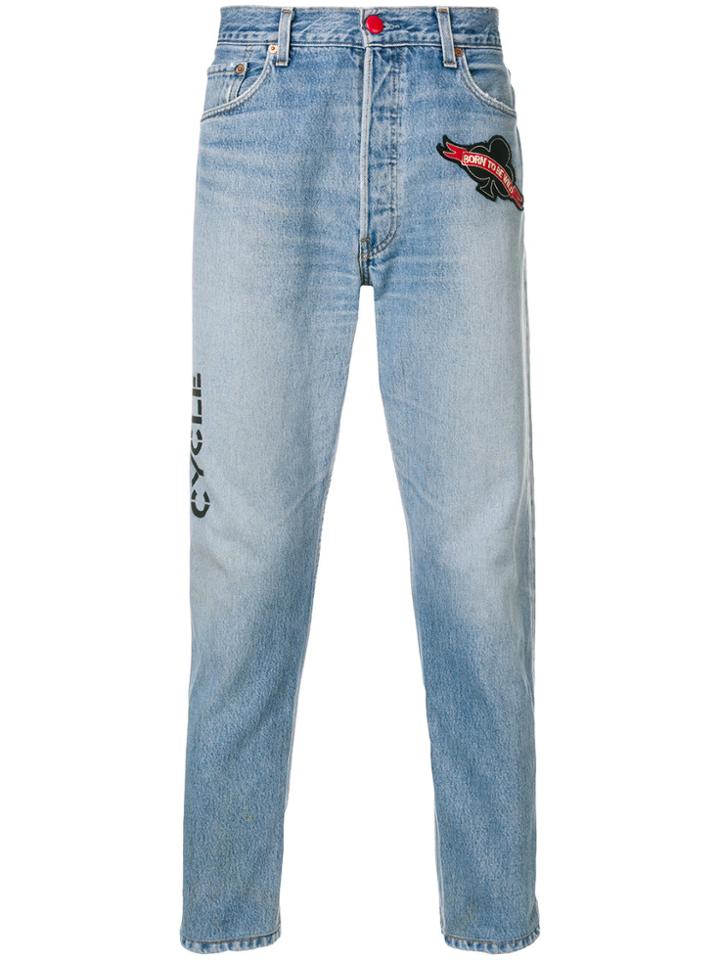 History Repeats Levi's Vintage Patches Jeans - Blue