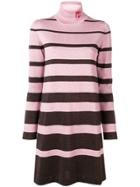 Prada Striped Knit Dress - Pink