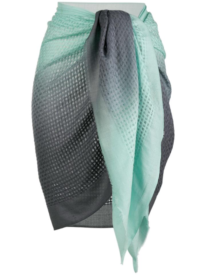 Tara Matthews Marinella Woven Pareo Scarf - Blue