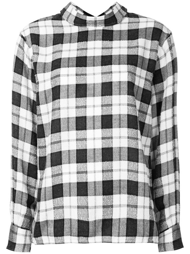 Astraet Plaid Reverse Shirt - White