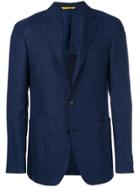 Canali Button Up Jacket - Blue
