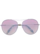 Victoria Beckham Round Frame Sunglasses - Metallic