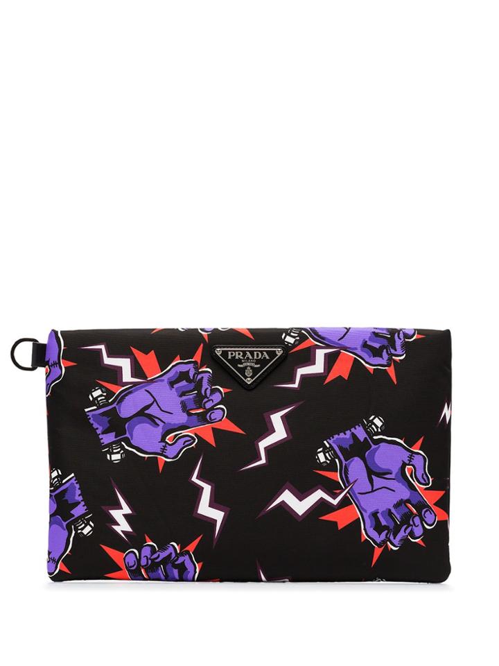 Prada Frankenstein Hands Pouch Bag - Multicolour