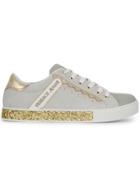Versace Jeans Glitter Sole Low-top Sneakers - White