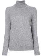 N.peal Cashmere Roll Neck Sweater - Grey