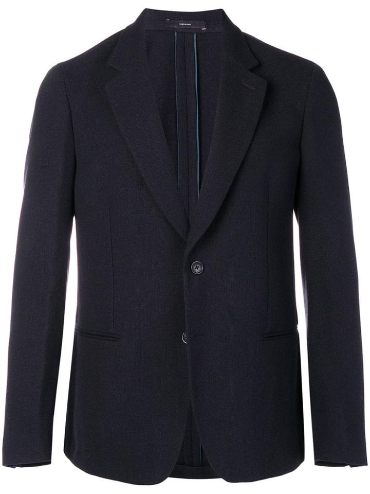 Paul Smith Fitted Suit Jacket - Blue