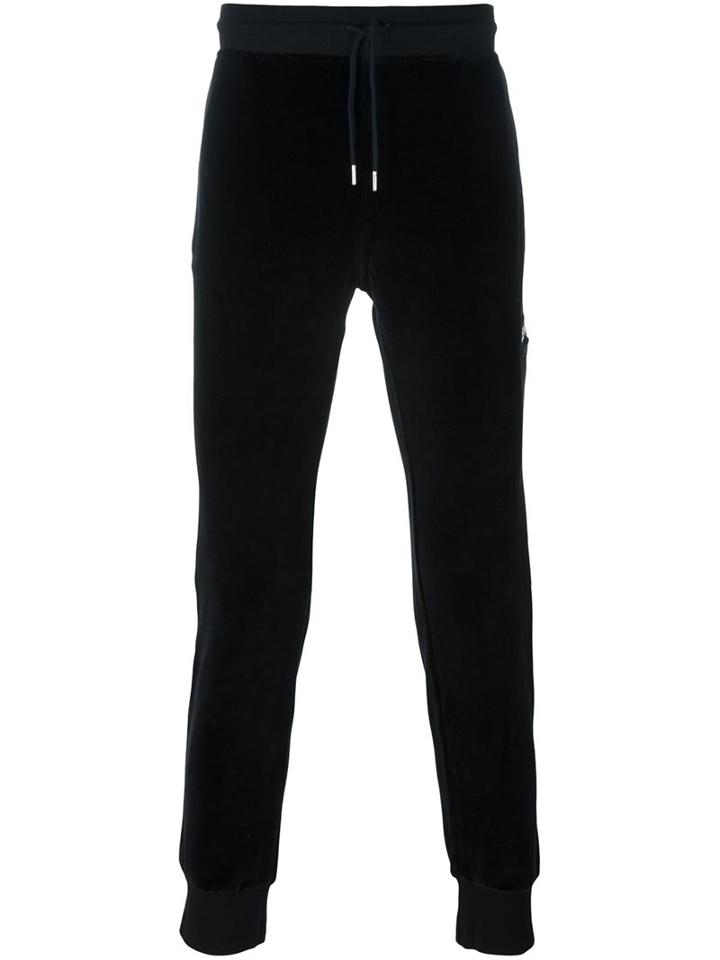 Les (art)ists 'patch' Track Pants, Men's, Size: Small, Black, Cotton/polyester