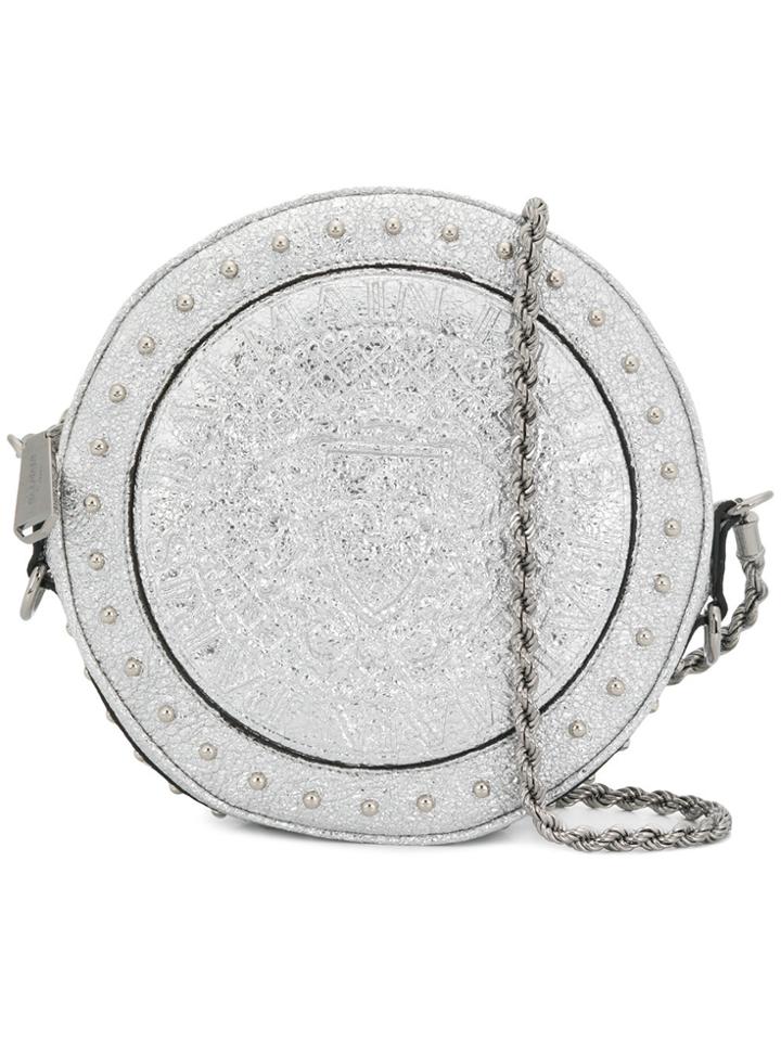 Balmain Disco Crossbody Bag - Metallic