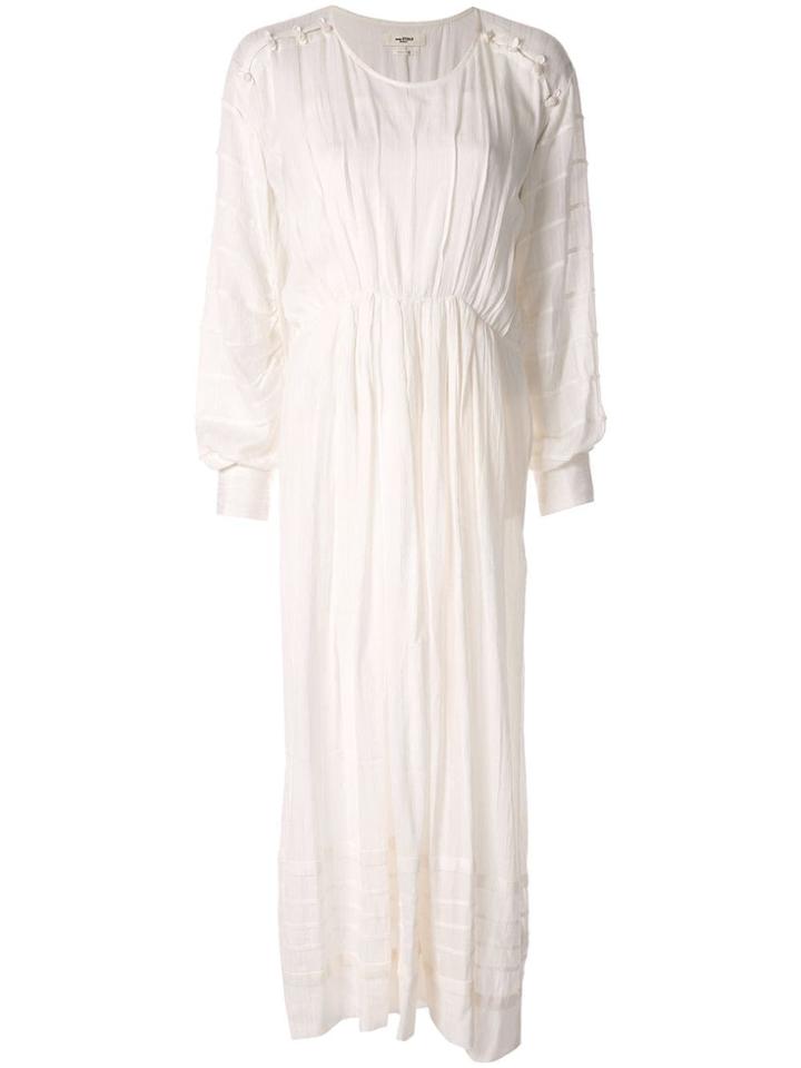 Isabel Marant Étoile Oceane Ls Maxi Dress Isabel Marant Etoile - White