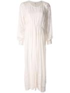 Isabel Marant Étoile Oceane Ls Maxi Dress Isabel Marant Etoile - White