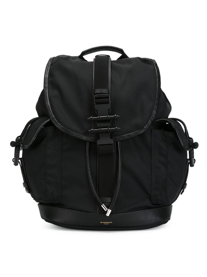 Givenchy Obsedia Backpack, Black, Cotton/polyamide/polyurethane