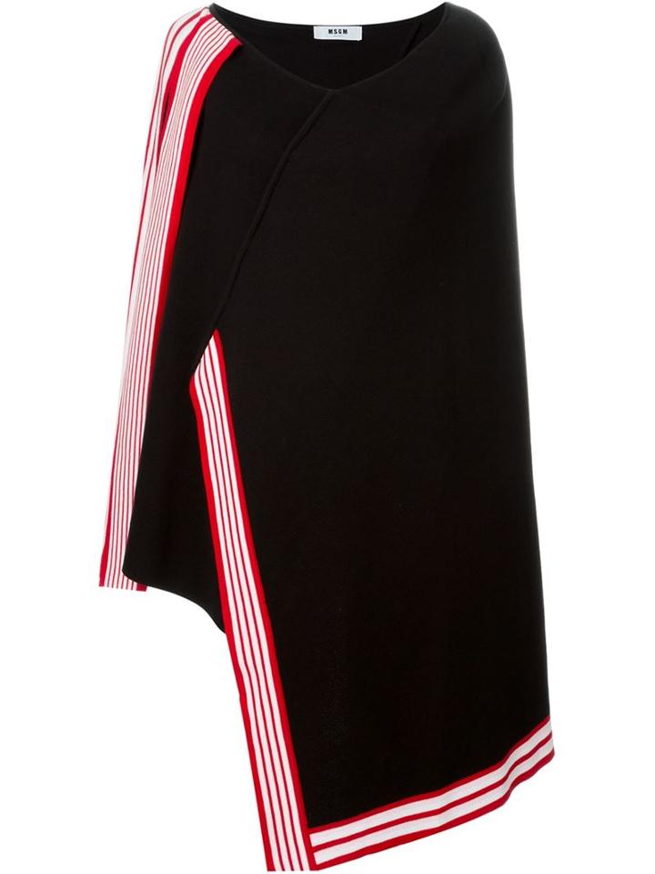 Msgm Striped Edge Toga Top