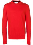 Calvin Klein Crew Neck Sweater - Red