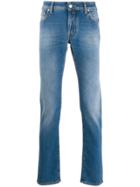 Jacob Cohen Mid Rise Slim Fit Jeans - Blue