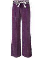 Champion Belted Flared Track Pants - Pink & Purple