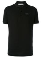 Givenchy Cuban-fit Logo Plaque Polo Shirt - Black