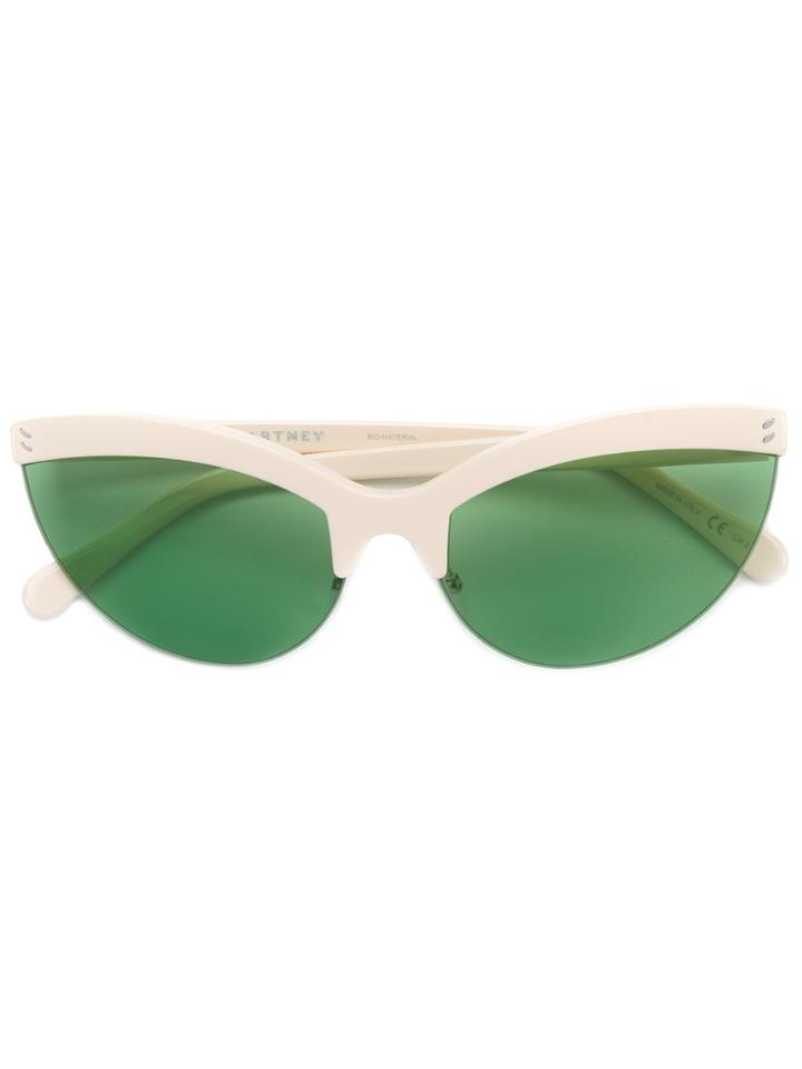 Stella Mccartney Eyewear Cat Eye Sunglasses - Nude & Neutrals