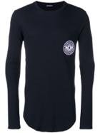 Balmain Slim-fit Jersey Top - Blue
