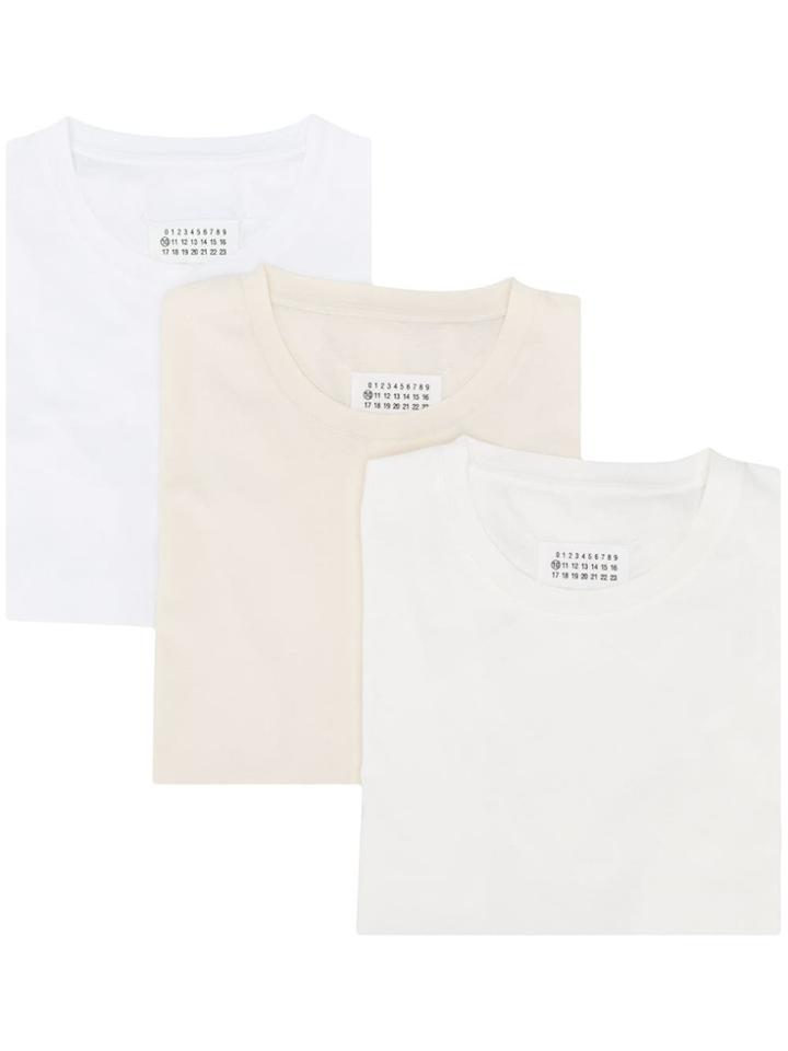 Maison Margiela Round Neck T-shirt - White